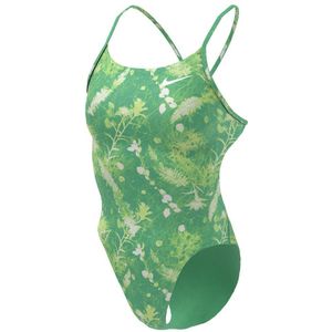 Nike Swim Cut Out Swimsuit Groen 30 Vrouw