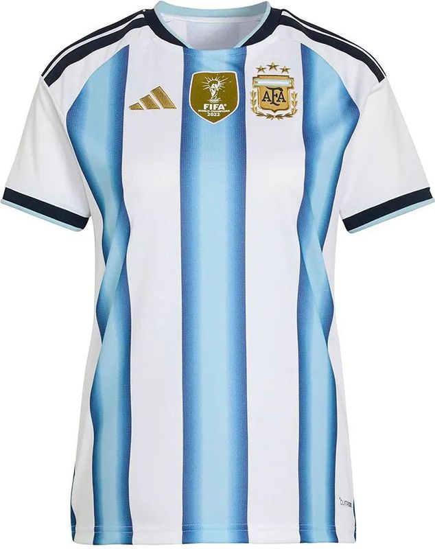 Adidas Argentina 26/27 Replica Thuis Dames T-shirt Met Korte Mouwen