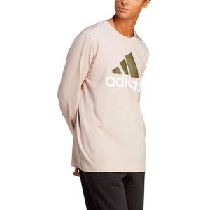 Adidas Bl Sj Long Sleeve T-shirt Beige M / Regular Man