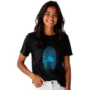Kruskis Motorbiker Fingerprint T-shirt Met Korte Mouwen