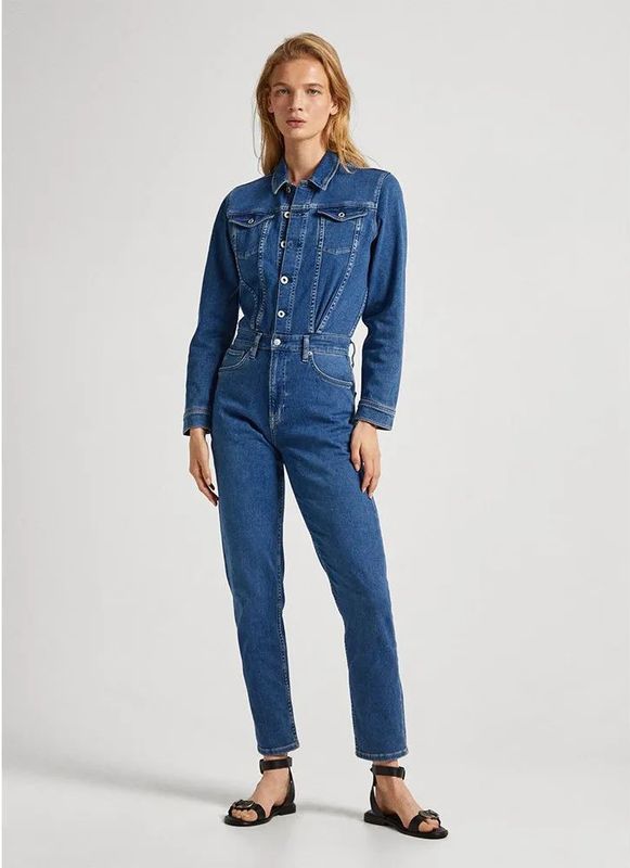 Pepe Jeans - Jessica - Jumpsuit - Katoenrijk Denim