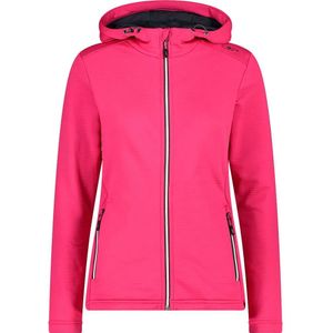 CMP - Dames Fleece Met Capuchon - Jacquardstof - Stretch Performance