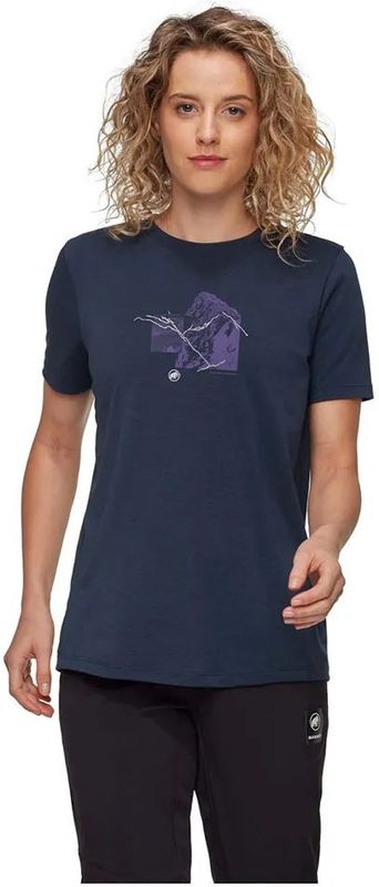 Mammut - Mountain T-shirt - Groen - Gerecycled Polyester en Katoen