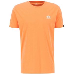 Alpha Industries Basic T Small Logo Short Sleeve T-shirt Oranje M Man