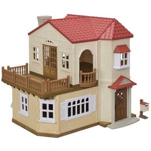 Sylvanian Families 5708- Nieuw groot poppenhuis met geheime speelkamer- poppenhuis- exclusief speelfiguren en accessoires