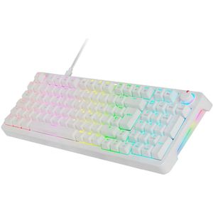 MKPRO - Mechanisch Toetsenbord - Zwart en Wit - Full-Size Formaat