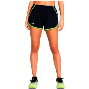 Under Armour Fly By 3in Shorts Zwart XS Vrouw