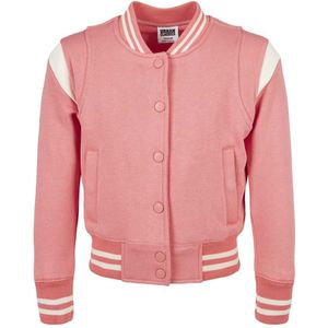 Urban Classics Inset College Jacket Roze 110-116 cm Meisje