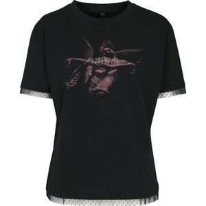 Urban Classics My Chemical Romance Shrine Angel Laces T-shirt Zwart XL Vrouw