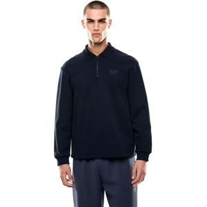 EA7 - Polo Golf Club - Marineblauw - Katoen - Lange Mouwen