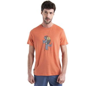 Icebreaker Merino 150 Tech Lite Iii Tech Head Short Sleeve T-shirt Oranje M Man