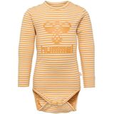 Hummel - hmlMULLE BODY L/S - Romper - Lange Mouwen - Streeppatroon - Biologisch Katoen