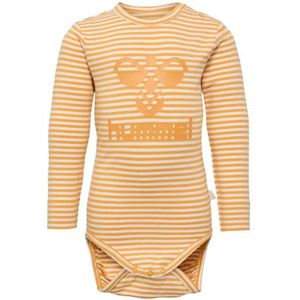 Hummel - hmlMULLE BODY L/S - Romper - Lange Mouwen - Streeppatroon - Biologisch Katoen