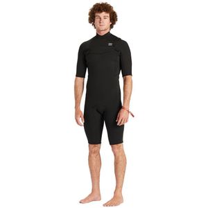 Billabong 202 Absolute Korte Mouwen Neopreen Pak Rits Op De Borst