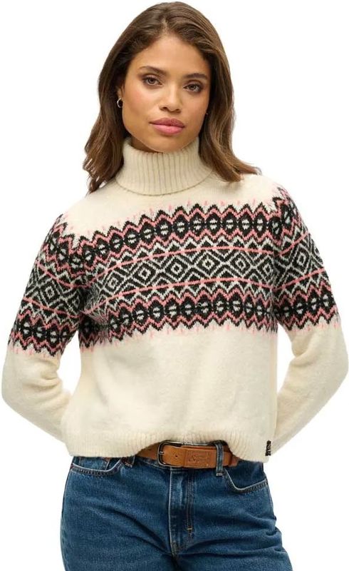 Superdry - Fairisle - Trui - Hoge Hals