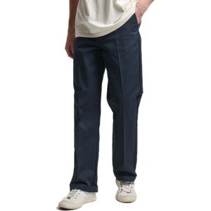 Superdry Vintage Straight Chino Pants Blauw 34 / 34 Man