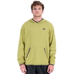 New Balance At French Terry Hoodie Groen M Man