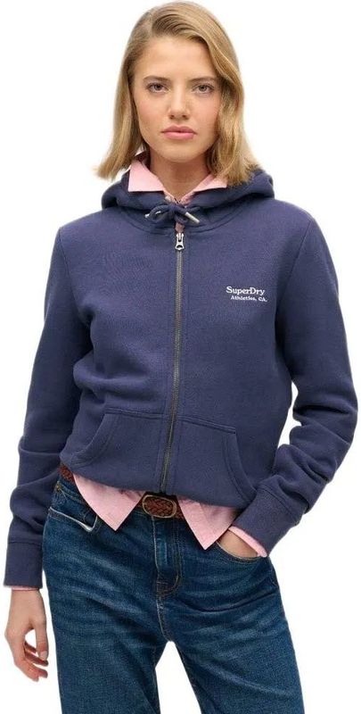 Superdry Essential Logo Sweatshirt Met Rits