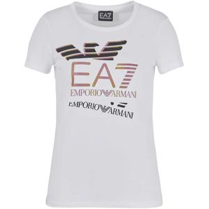 Ea7 Emporio Armani 3dtt30_tjfkz Short Sleeve T-shirt Wit XL Vrouw