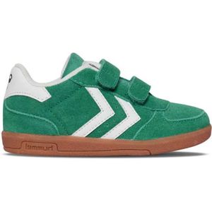 Hummel - Victory Suede II - Sneakers - Groen - Leer