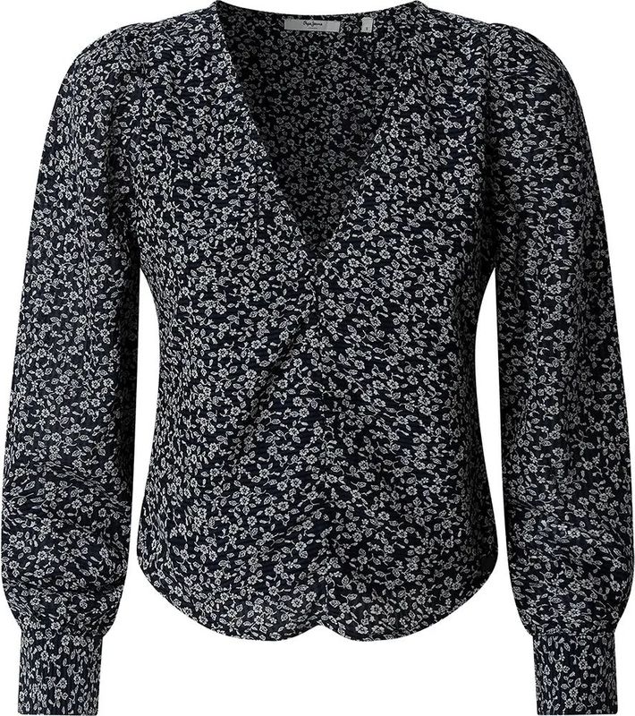 Pepe Jeansvoor vrouwen. PL305006 Blouse Candy marine (L), Casual, Viscose, Lange mouwen, Marineblauw