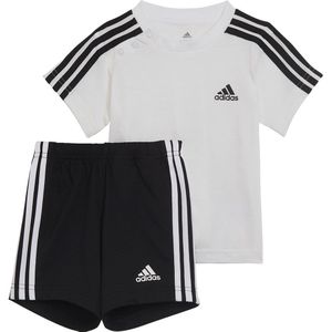adidas - Set - T-Shirt/Shorts - Wit/Zwart