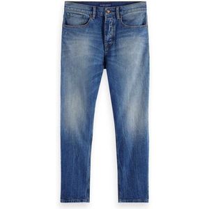 Scotch & Soda Dean Loose Tapered Fit Jeans Blauw 30 / 32 Man