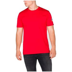 Alpha Industries Nasa Short Sleeve T-shirt Rood XL Man