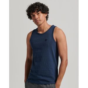 Superdry Vintage Texture Sleeveless T-shirt Blauw XL Man