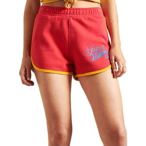 Superdry Collegiate Union Shorts Rood XS Vrouw