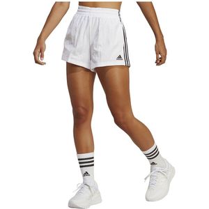 Adidas Essentials 3 Stripes Woven Shorts Wit M Vrouw