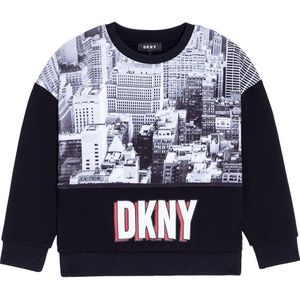Dkny D35r86-09b Sweatshirt Zwart 8 Years