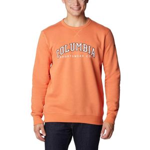 Columbia Logo Crew Sweatshirt Oranje XL Man