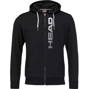 HEAD - Club Fynn - Hoodie - Zwart - Katoen - Volledige Ritssluiting