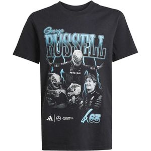 Adidas Mercedes-amg Petronas Formula One Team George Russell Graphic T-shirt Met Korte Mouwen