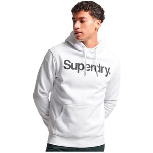 Superdry Core Logo Classic Hoodie Wit S Man