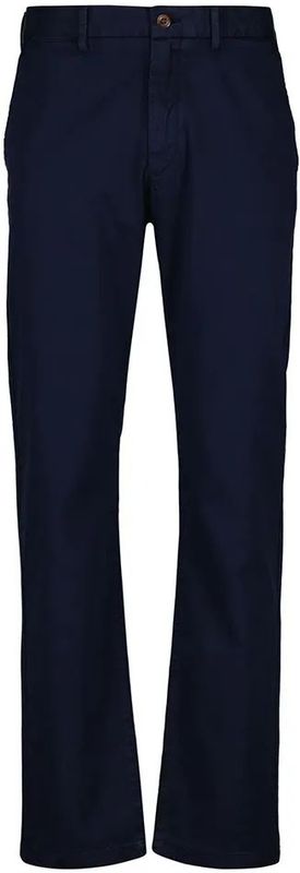 Gantvoor mannen. 1505228 Gestructureerde Slim Fit Chino Broek met Textured Worked Textuur (29), Casual, Katoen, Biologisch katoen