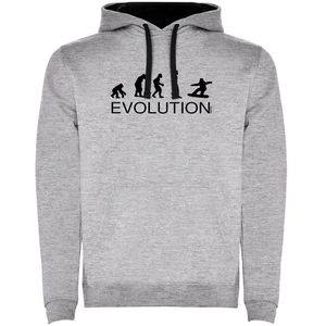 Kruskis Evolution Snowboard Two-colour Hoodie Grijs S Man