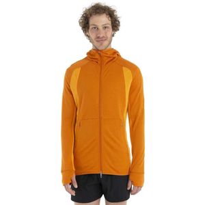 Icebreaker Quantum Zone Knit Merino Full Zip Sweatshirt Oranje 2XL Man