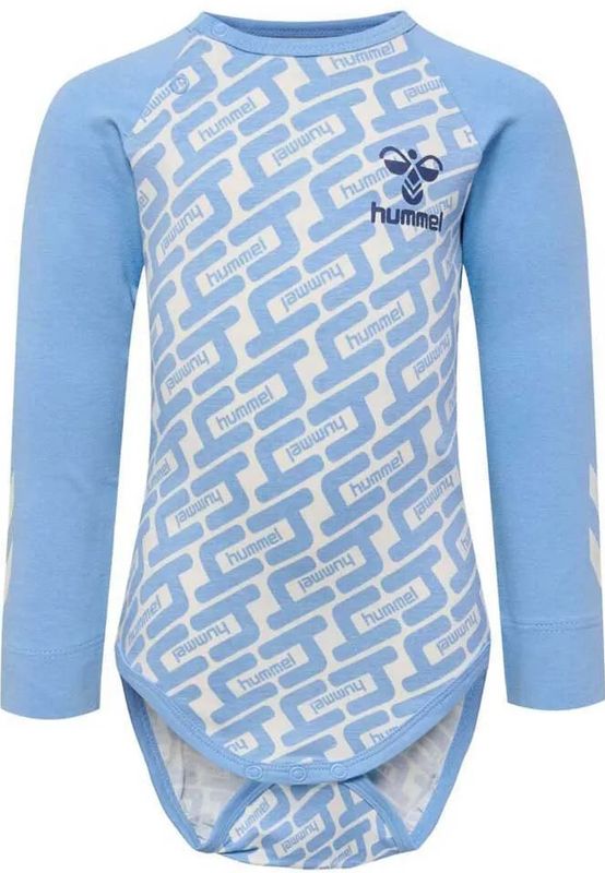Hummel - Kelsey - Body - Lange Mouwen - Biologische Katoen - Bedrukt Logo