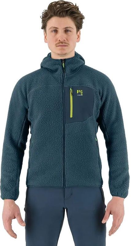 Karpos - Moiazza Retro - Fleece - Blauw - Met Volledige Rits