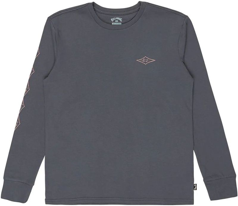 Billabong - CRAYON WAVE - T-shirt - Ombre Blue - Lange Mouwen - 100% Katoen