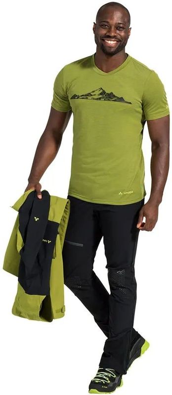 Vaude - Croz II - Softshell Broek - Zwart - 80% Winddicht, Ademend, Waterafstotend, Gerecycled Materiaal