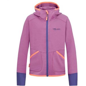 Girls - Saltfjord - Jack - Fleece - Zwart - 57% Polyester, 37% Rayon, 6% Elastaan