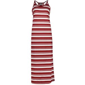 Superdry Summer Stripe Maxi Long Dress Rood M Vrouw