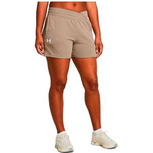 Under Armour - Rival Terry - Damesshort - Lichtgewicht - Met Brede Elastische Tailleband