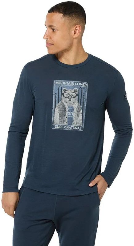 Super.natural - Bearski - T-shirt - Lange Mouwen - Ademend - Merinowol