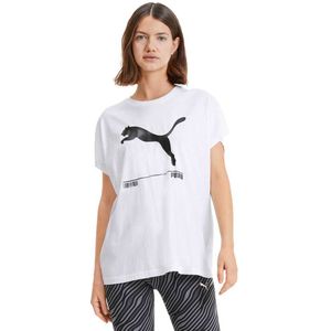 Puma Nu-tility Short Sleeve T-shirt Wit S Vrouw