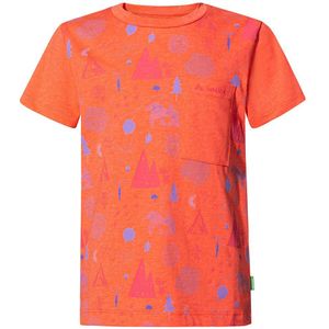 Vaude Tammar All Over Print Short Sleeve T-shirt Oranje 110-116 cm