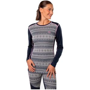 Kari Traa - Mina - Damesonderhemd - Lange Mouwen - Merino-wol en Polyester